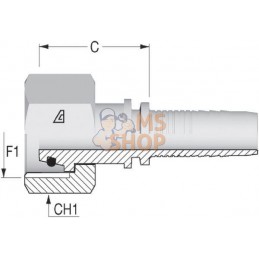 Raccord DN06-M16x150-8S | ALFAGOMMA Raccord DN06-M16x150-8S | ALFAGOMMAPR#750547