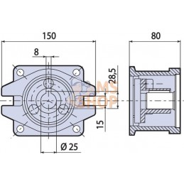 Lanterne flens-OMP/OMR 25 mm | ANNOVI REVERBERI Lanterne flens-OMP/OMR 25 mm | ANNOVI REVERBERIPR#895380