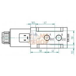 Valve commut.6/2-1/2 24 V c.c. | AK REGELTECHNIK Valve commut.6/2-1/2 24 V c.c. | AK REGELTECHNIKPR#919313