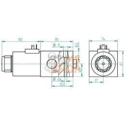 Distributeur 3/2-3/4-24 V c.c. | AK REGELTECHNIK Distributeur 3/2-3/4-24 V c.c. | AK REGELTECHNIKPR#919297