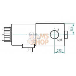 Distributeur 3/2-3/4-12 V c.c. | AK REGELTECHNIK Distributeur 3/2-3/4-12 V c.c. | AK REGELTECHNIKPR#919321