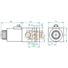 Distributeur 3/2-3/4-12 V c.c. | AK REGELTECHNIK Distributeur 3/2-3/4-12 V c.c. | AK REGELTECHNIKPR#919321