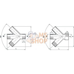 Croisillon 45° 1/2" mâle-fem. | ARAG Croisillon 45° 1/2" mâle-fem. | ARAGPR#608858