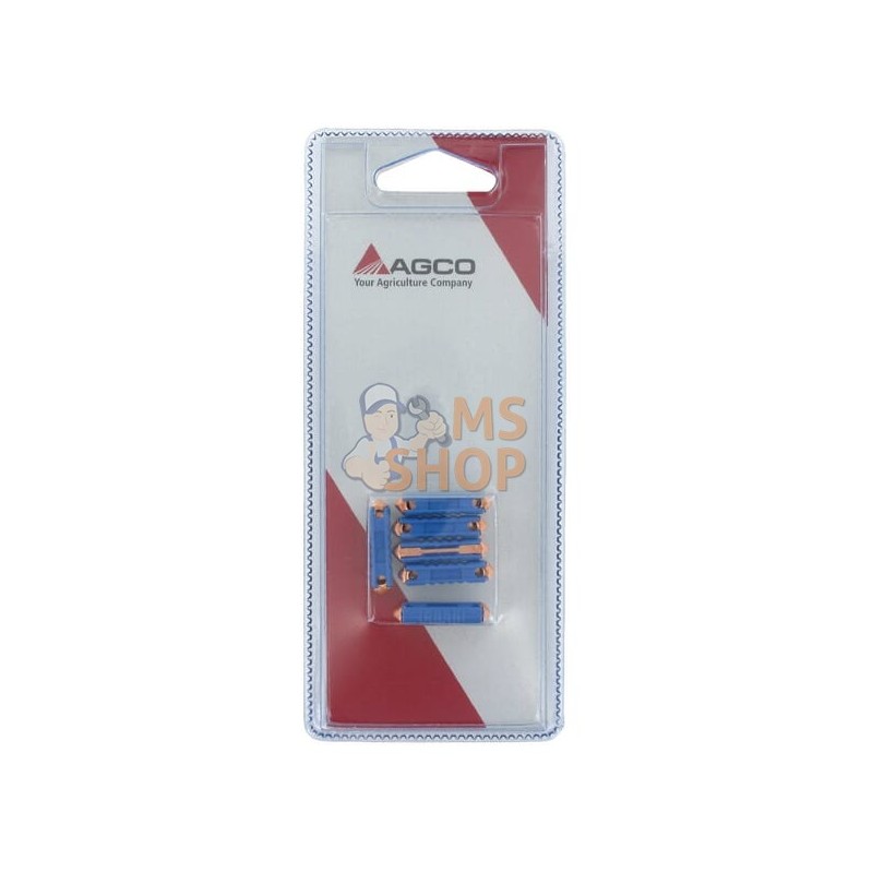 AGSI12025P006; AGCO BLISTER; Fusible stéatite 25A (6x); pièce détachée AGSI12025P006; AGCO BLISTER; Fusible stéatite 25A (6x); pièce détachée