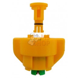 TD6002; AGROTOP; Buse d'injection d'air TD 60° 02 jaune/vert céramique Agrotop; pièce détachée