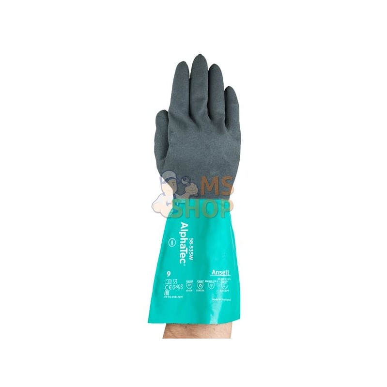 58535WVP080; ANSELL; Gants AlphaTec® 58-535WVP taille 8; pièce détachée