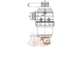 3172573; ARAG; Filtre d'aspiration 2" autonettoyant LT 50 mesh; pièce détachée