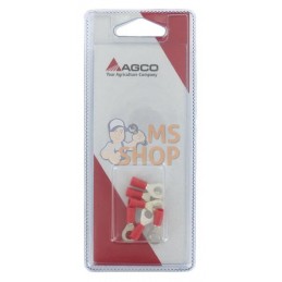 Cosses rondes rouge Ø5mm (6x) | AGCO BLISTER Cosses rondes rouge Ø5mm (6x) | AGCO BLISTERPR#1082093