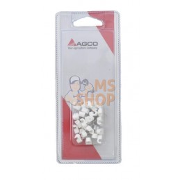 Fixation murale pour câble 2,75-4mm (25x) | AGCO BLISTER Fixation murale pour câble 2,75-4mm (25x) | AGCO BLISTERPR#1082235