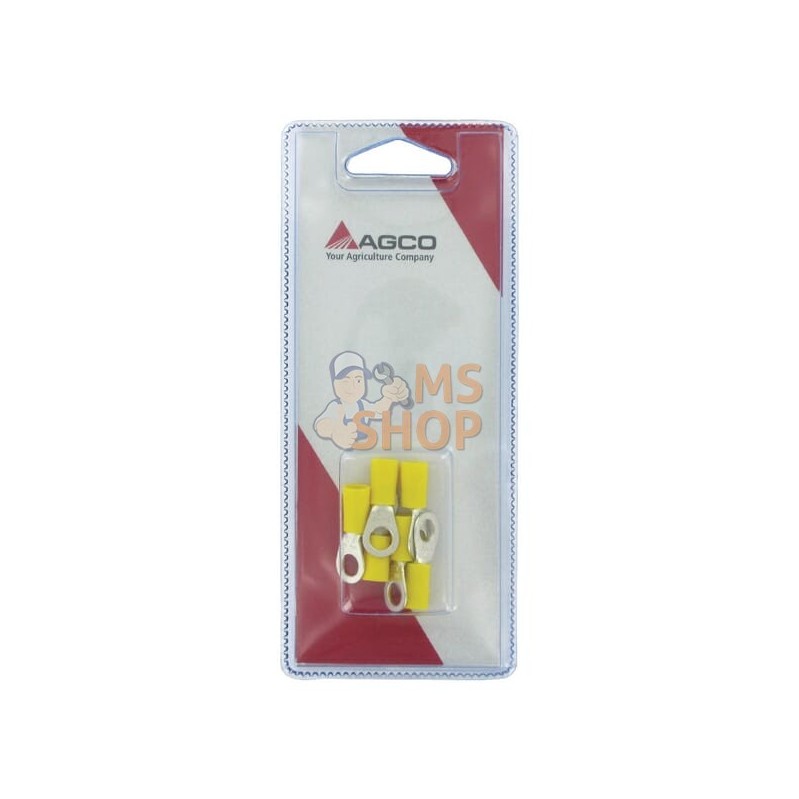Cosses rondes jaune Ø6mm (6x) | AGCO BLISTER Cosses rondes jaune Ø6mm (6x) | AGCO BLISTERPR#1082329 Cosses rondes jaune Ø6mm (6x) | AGCO BLISTER Cosses rondes jaune Ø6mm (6x) | AGCO BLISTERPR#1082329