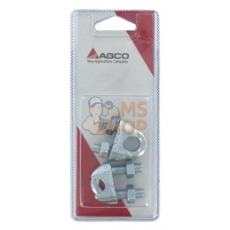 Serre-câble 10mm 3/8" (2x) | AGCO BLISTER Serre-câble 10mm 3/8" (2x) | AGCO BLISTERPR#1082675
