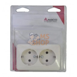Prise double | AGCO BLISTER | AGCO BLISTER Prise double | AGCO BLISTER | AGCO BLISTERPR#1082896