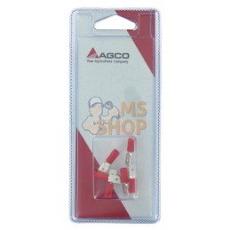 Cosse plate 6,3 x 0,8mm (6x) | AGCO BLISTER | AGCO BLISTER Cosse plate 6,3 x 0,8mm (6x) | AGCO BLISTER | AGCO BLISTERPR#1082907