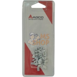 Écrou à ailettes galvanisé M5 (10x) | AGCO BLISTER Écrou à ailettes galvanisé M5 (10x) | AGCO BLISTERPR#1082532