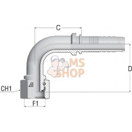 Embout F NS-DN20-3/4"BSP90 | ALFAGOMMA Embout F NS-DN20-3/4"BSP90 | ALFAGOMMAPR#749876