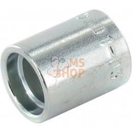 Jupe à sertir Ø19x24mm DN5 acier / zingué Alfagomma | ALFAGOMMA Jupe à sertir Ø19x24mm DN5 acier / zingué Alfagomma | ALFAGOMMAP