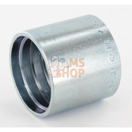Jupe à sertir Ø53x48,6mm DN32 acier / zingué Alfagomma | ALFAGOMMA Jupe à sertir Ø53x48,6mm DN32 acier / zingué Alfagomma | ALFA