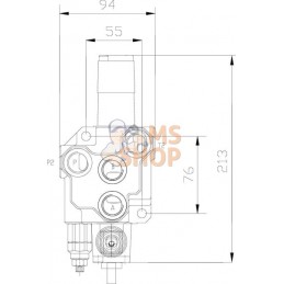 Soupape pour fendeur de bûches 1/2" | BADESTNOST Soupape pour fendeur de bûches 1/2" | BADESTNOSTPR#1086678