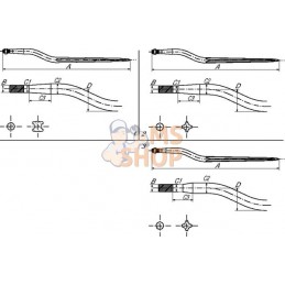 Dent de Chargeur 36x870 M22 c/c | BATTISTA PORTERI | BATTISTA PORTERI Dent de Chargeur 36x870 M22 c/c | BATTISTA PORTERI | BATTI