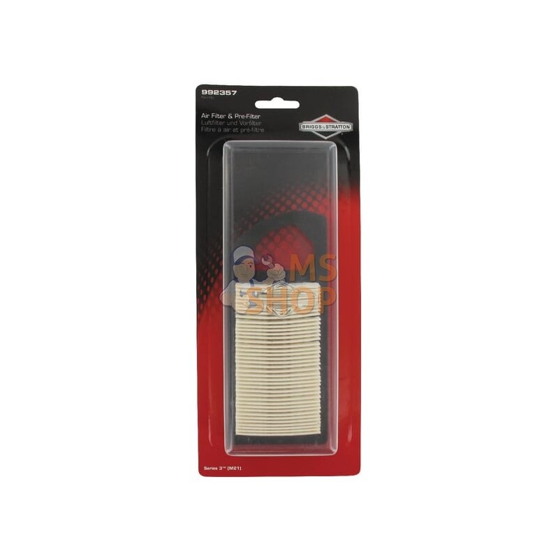 Filtre à air 1 x 797007 | BRIGGS & STRATTON Filtre à air 1 x 797007 | BRIGGS & STRATTONPR#25468 Filtre à air 1 x 797007 | BRIGGS & STRATTON Filtre à air 1 x 797007 | BRIGGS & STRATTONPR#25468