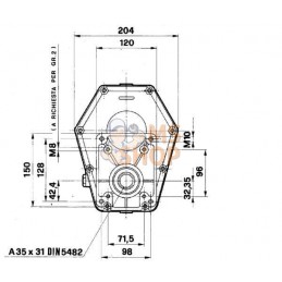 Multiplicateur pour pompe GR.3 1:3,8 | BORELLI Multiplicateur pour pompe GR.3 1:3,8 | BORELLIPR#909237