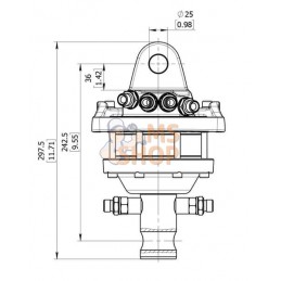 Rotator 30kN Cardan 49,5mm Tro | BALTROTORS Rotator 30kN Cardan 49,5mm Tro | BALTROTORSPR#915879