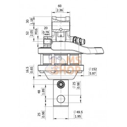 Rotator 30kN Cardan 49,5mm Tro | BALTROTORS Rotator 30kN Cardan 49,5mm Tro | BALTROTORSPR#915879