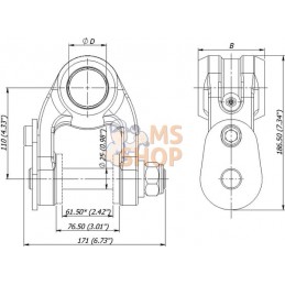 Chapes BR1 80/25 Pivot 25 | BALTROTORS Chapes BR1 80/25 Pivot 25 | BALTROTORSPR#915863