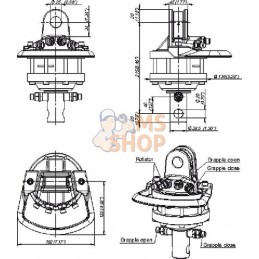 Rotator 10kN Cardan 39,5mm Tro | BALTROTORS Rotator 10kN Cardan 39,5mm Tro | BALTROTORSPR#915845