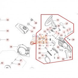ZJC001 FREIN DE CHAINE C. T4518 | TOPSUN