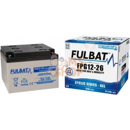 Batterie GEL 12 V 26 Ah  | FULBAT Batterie GEL 12 V 26 Ah  | FULBATPR#1086744