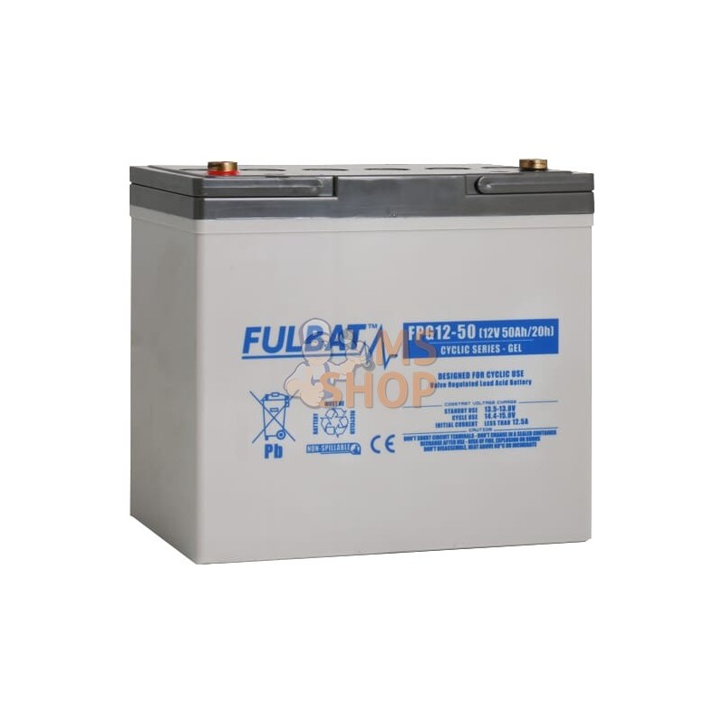 Batterie GEL 12 V 50 Ah  | FULBAT Batterie GEL 12 V 50 Ah  | FULBATPR#1086752
