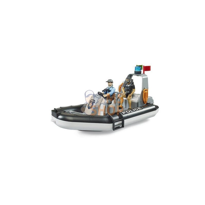 Bateau gonflable de la police bworld | BRUDER Bateau gonflable de la police bworld | BRUDERPR#1086761