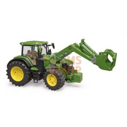 John Deere 7R avec chargeur frontal  | BRUDER John Deere 7R avec chargeur frontal  | BRUDERPR#1086769