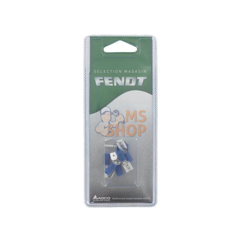 Fiche plate 6,4 x 0,8mm (6x) | FENDT BLISTER Fiche plate 6,4 x 0,8mm (6x) | FENDT BLISTERPR#1087086