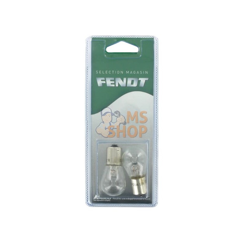 Ampoule 12V 21W BA15s (2x) | FENDT BLISTER Ampoule 12V 21W BA15s (2x) | FENDT BLISTERPR#1087463