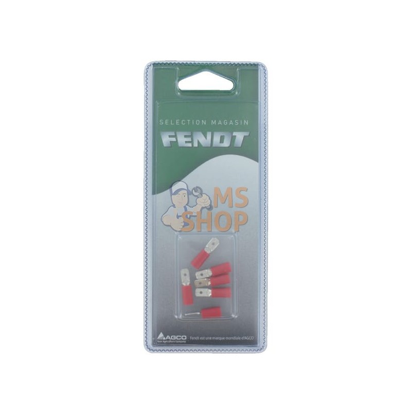 Fiche plate 4.8 x 0.8mm (6x) | FENDT BLISTER Fiche plate 4.8 x 0.8mm (6x) | FENDT BLISTERPR#1087752