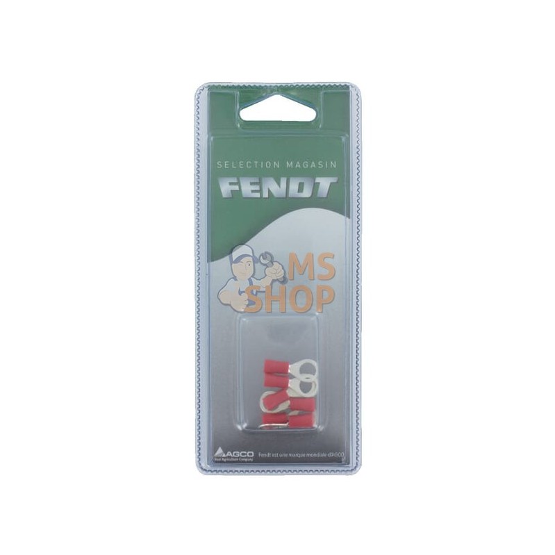 Cosses rondes rouge Ø6mm (6x) | FENDT BLISTER Cosses rondes rouge Ø6mm (6x) | FENDT BLISTERPR#1087886 Cosses rondes rouge Ø6mm (6x) | FENDT BLISTER Cosses rondes rouge Ø6mm (6x) | FENDT BLISTERPR#1087886