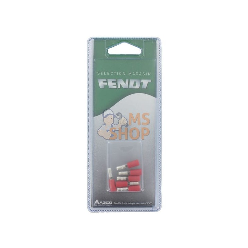 Cosse à sertir rouge 4mm (6x) | FENDT BLISTER Cosse à sertir rouge 4mm (6x) | FENDT BLISTERPR#1087904 Cosse à sertir rouge 4mm (6x) | FENDT BLISTER Cosse à sertir rouge 4mm (6x) | FENDT BLISTERPR#1087904
