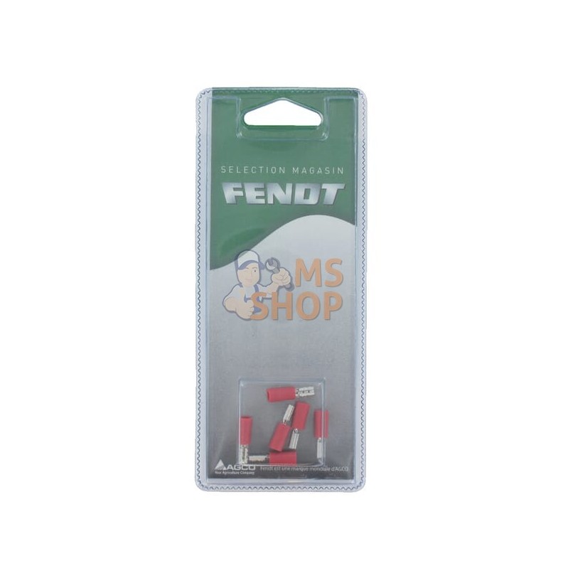 Fiche clip 2,8 x 0,8mm (6x) | FENDT BLISTER Fiche clip 2,8 x 0,8mm (6x) | FENDT BLISTERPR#1087931