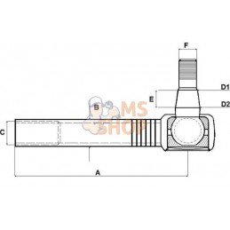 Rotule de direction Carraro | CARRARO Rotule de direction Carraro | CARRAROPR#1088801