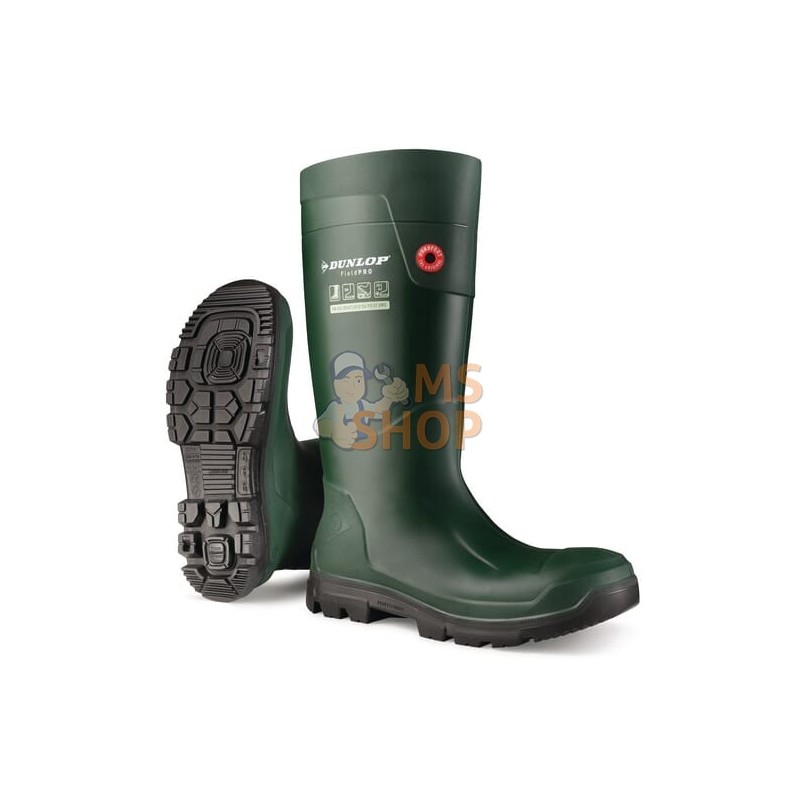 Bottes de sécurité, taille 39, Purofort FieldPRO sécurité totale | DUNLOP Bottes de sécurité, taille 39, Purofort FieldPRO sécur