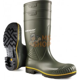 Bottes vertes, classe O4, taille 45 Wellingtons Acifort® Heavy Duty Dunlop | DUNLOP Bottes vertes, classe O4, taille 45 Wellingt