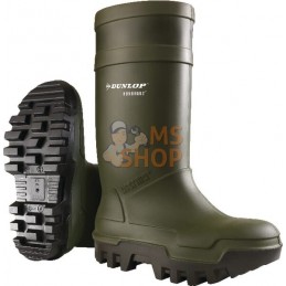 Bottes de sécurité vertes, classe S5, taille 46 Wellingtons Purofort® Thermo+ Dunlop | DUNLOP Bottes de sécurité vertes, classe 