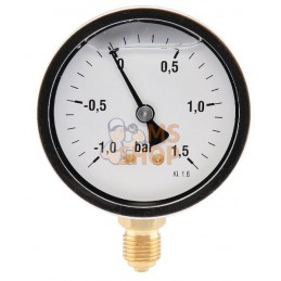 Manomètre Ø63 -1-+1,5bar¼"inf. | ET Manomètre Ø63 -1-+1,5bar¼"inf. | ETPR#753114