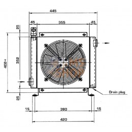 Refroidisseur d'huile (12 V) 38-50'C 2030K-12-2-01 | EMMEGI Refroidisseur d'huile (12 V) 38-50'C 2030K-12-2-01 | EMMEGIPR#903461