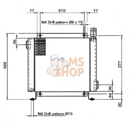 Refroidisseur d'huile (12 V) 38-50'C 2030K-12-2-01 | EMMEGI Refroidisseur d'huile (12 V) 38-50'C 2030K-12-2-01 | EMMEGIPR#903461