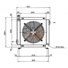 Refroidisseur d'huile (12 V) 38-50'C 2020K-12-2-01 | EMMEGI Refroidisseur d'huile (12 V) 38-50'C 2020K-12-2-01 | EMMEGIPR#903464