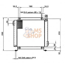 Refroidisseur d'huile (12 V) 38-50'C 2020K-12-2-01 | EMMEGI Refroidisseur d'huile (12 V) 38-50'C 2020K-12-2-01 | EMMEGIPR#903464