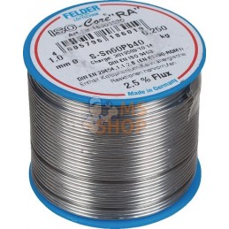 Étain soud. S-Sn60Pb40 1mm 250 | FELDER Étain soud. S-Sn60Pb40 1mm 250 | FELDERPR#861098